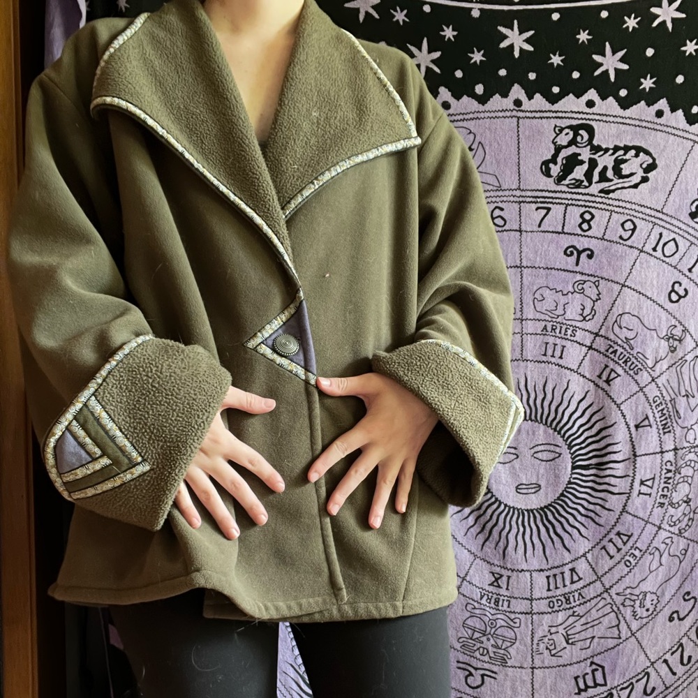 Red Rover fleece coat